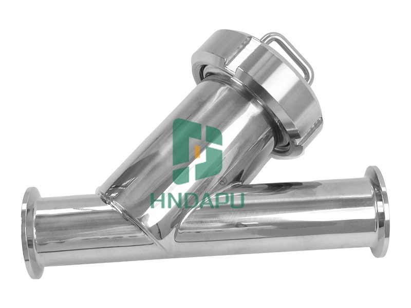 Y型不锈钢过滤器 斜插式快卡接口